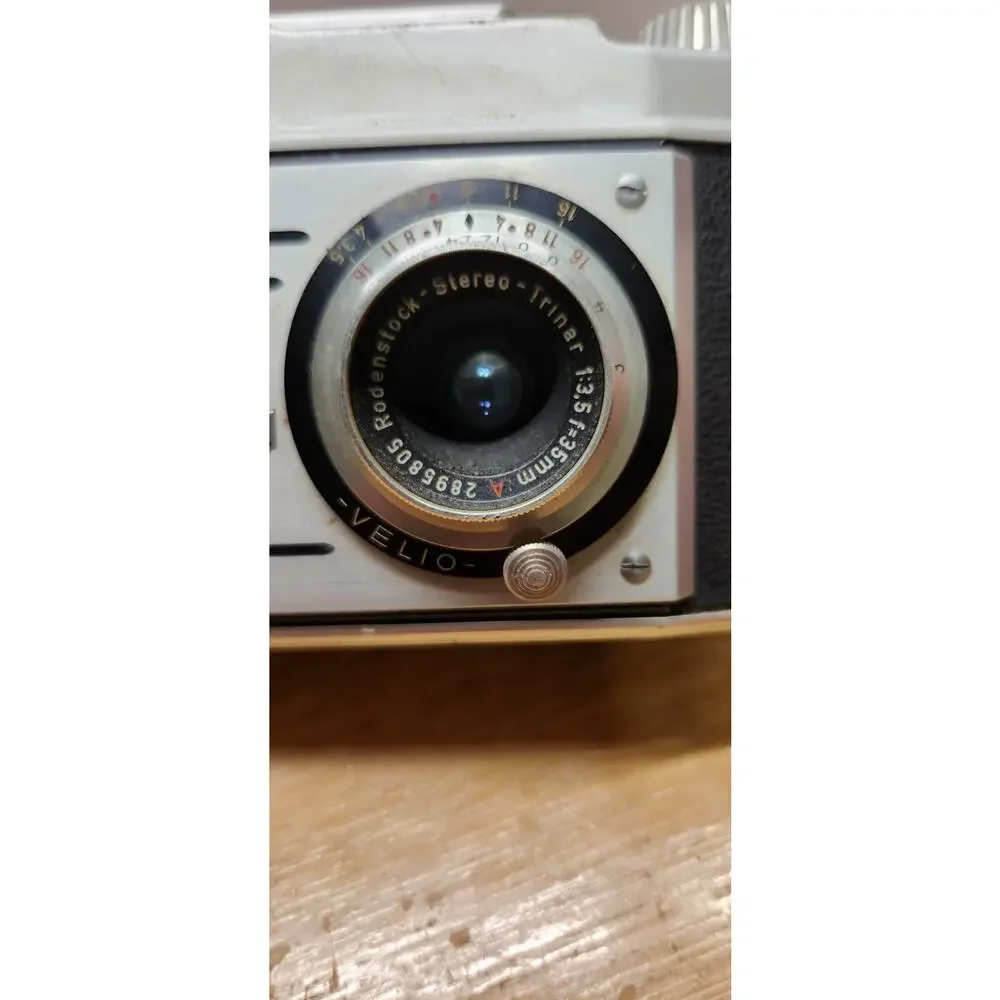 TDC Stereo Colorist 35mm Camera w/Rodenstock Trinar‎ Lenses Untested For Parts